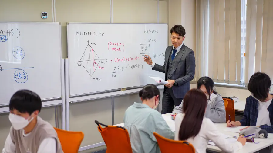 撮影例:塾の授業の様子